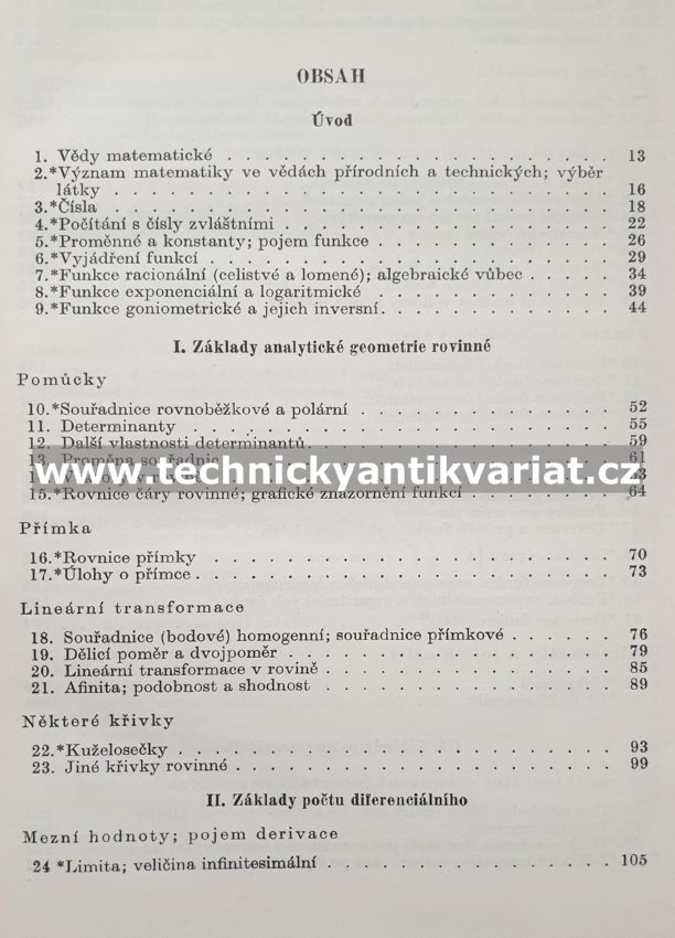 Základy matematiky - Jan Vojtěch (1959)