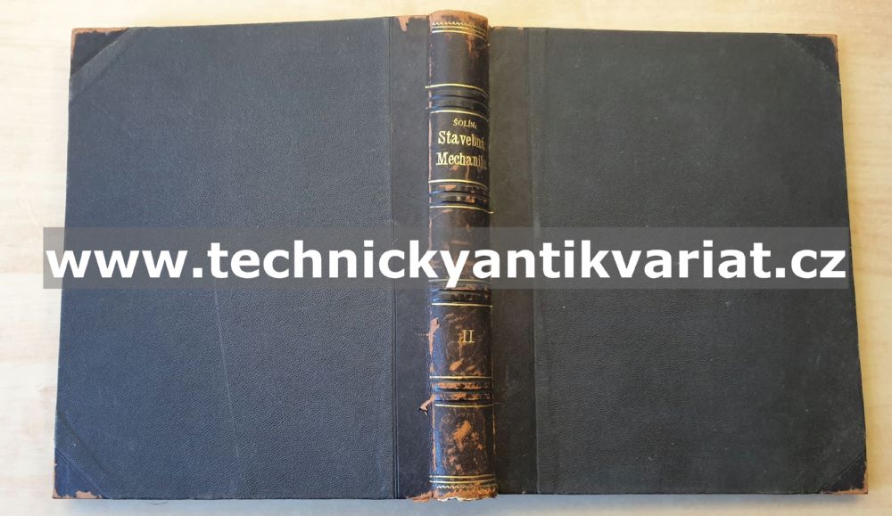Stavebná mechanika II.Běh - Josef Šolina (1897/8)