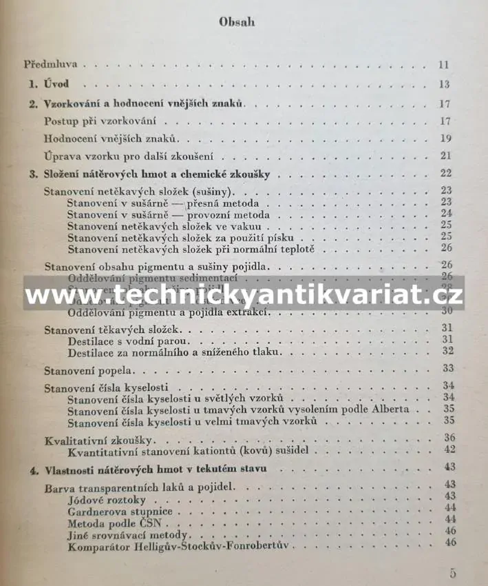 Zkoušení nátěrových hmot a nátěrů - Málek, Trnka (1959)