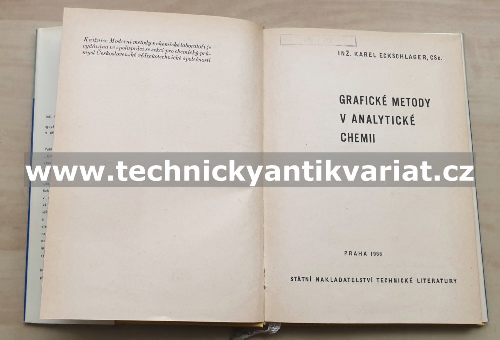 Grafické metody v analytické chemii - K.Eckschlager (1966)