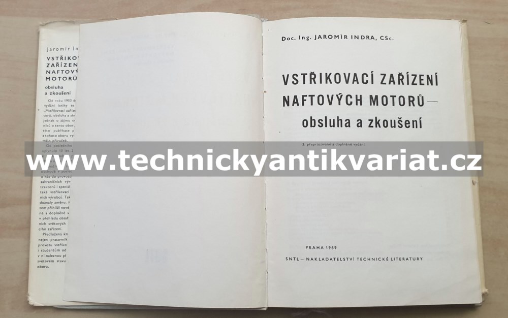 Vstřikovací zařízení naftových motorů - Jaromír Indra (1969)