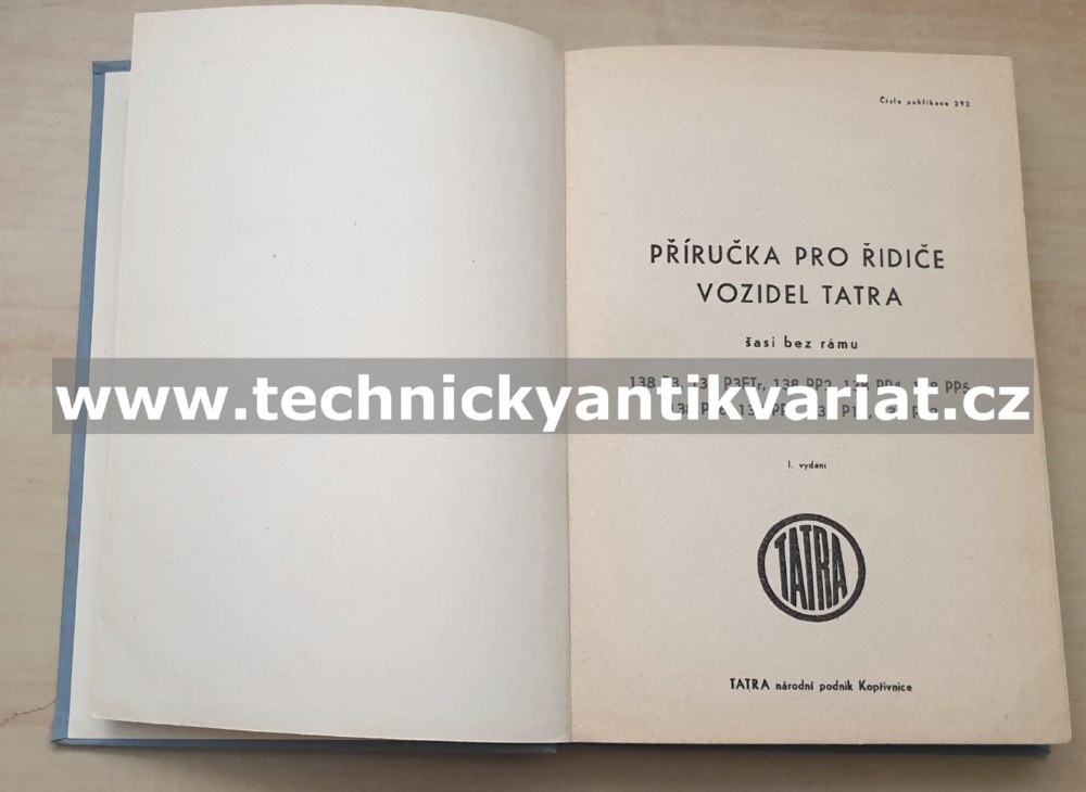 Tatra 138 P3, 138 P3ETr, 138 PP2, 138 PP4, 138 PP5, 138 PP6, 138 PP7, 138P11, 138 P12 - příručka pro řidiče