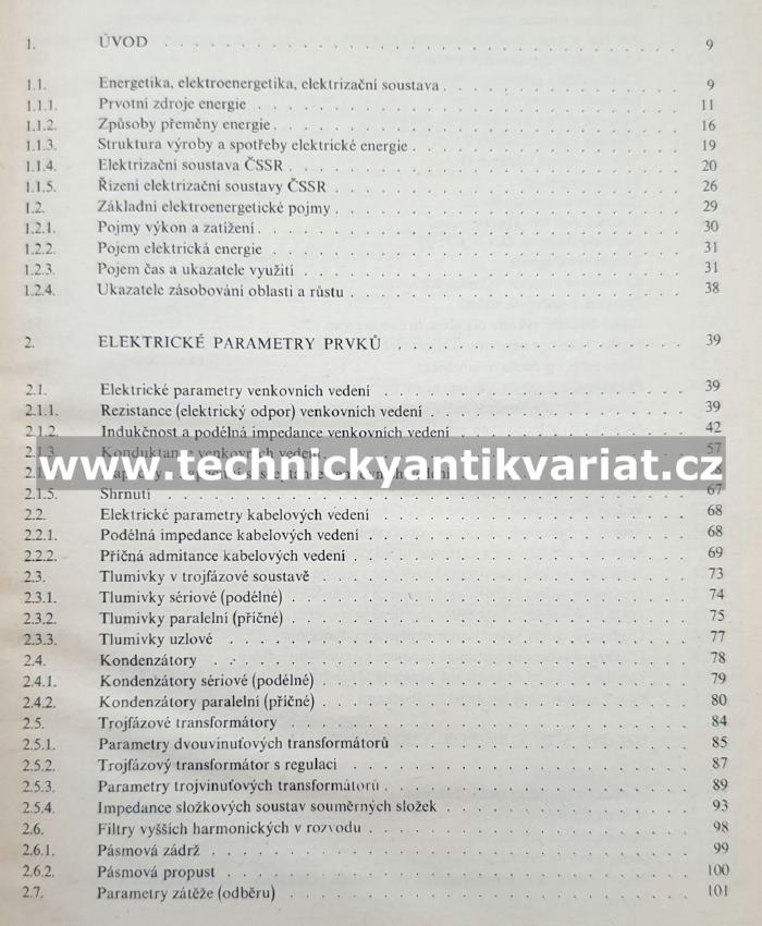 Přenos a rozvod elektrické energie - Hodinka, Fecko, Němeček (1989)