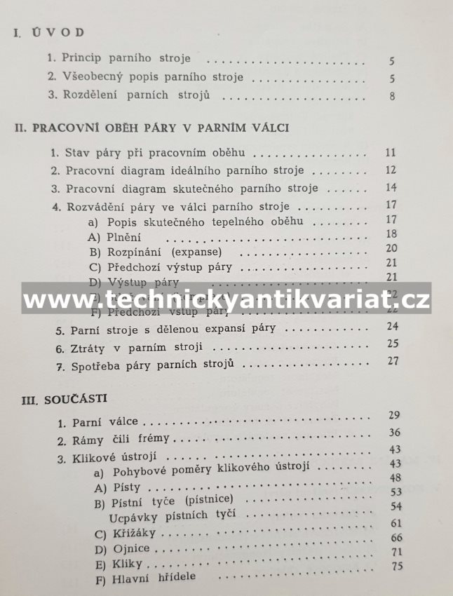 Parní motory - Antonín Roda (1948)
