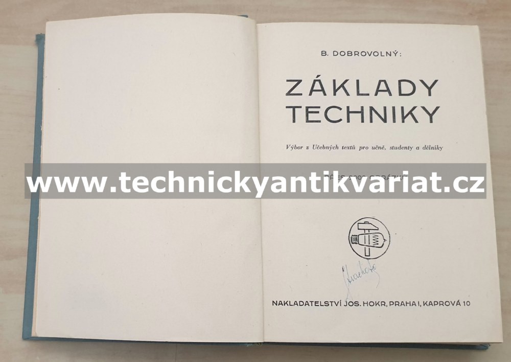 Základy techniky - Bohumil Dobrovolný 