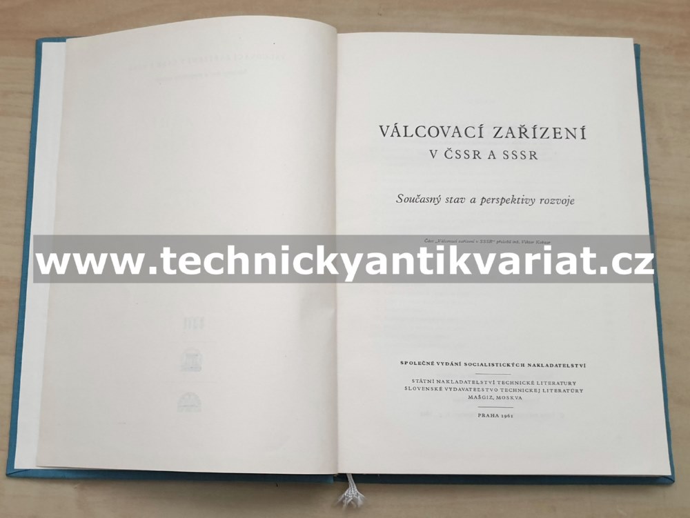 Válcovací zařízení v ČSSR a SSSR (1961)