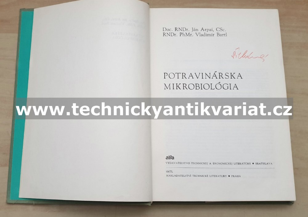 Potravinárska mikrobiologia - Arpai, Bartl (1977)