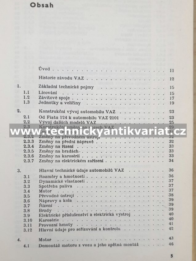 Lada 1200, 1300, 1500, 1600, NIVA -  údržba a opravy (1976)