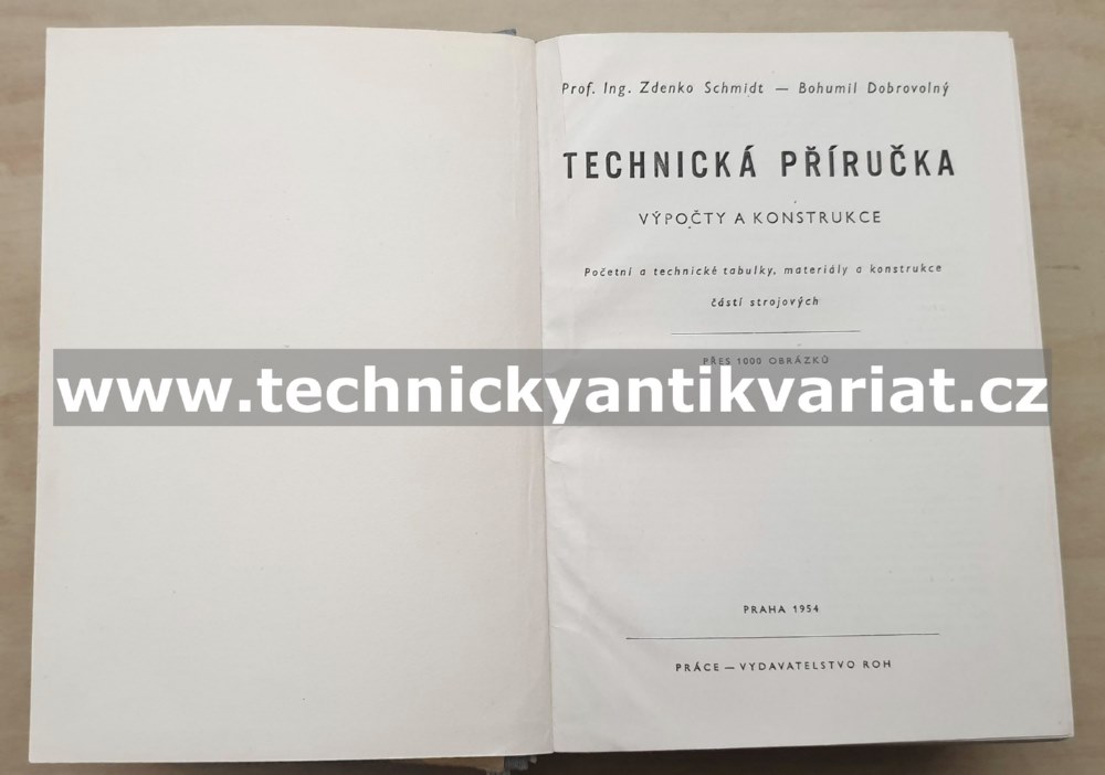 Technická příručka - Schmid, Dobrovolný (1954)