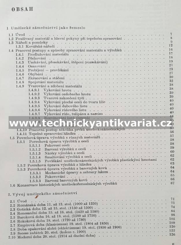 Umělecké zámečnictví - Jindřich Baumgartner (1961)