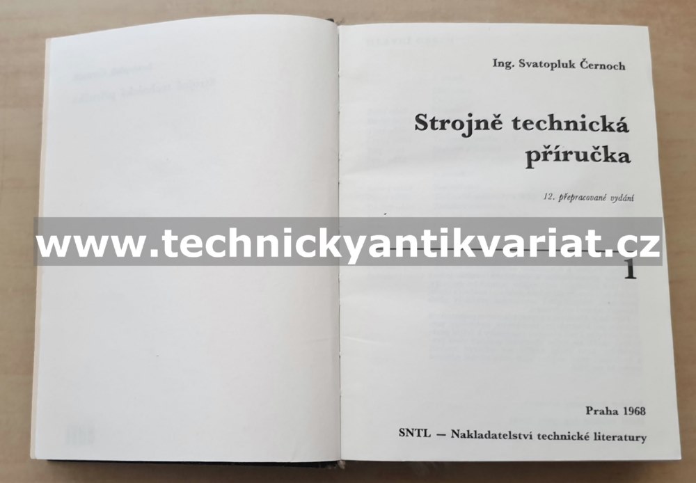 Strojně technická příručka 1 - Svatopluk Černoch (1968)