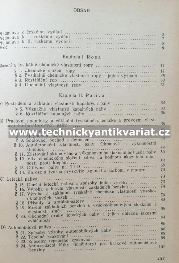 Výrobky z ropy jejich vlastnosti a použití - Losikov, Lukaševič (1953)