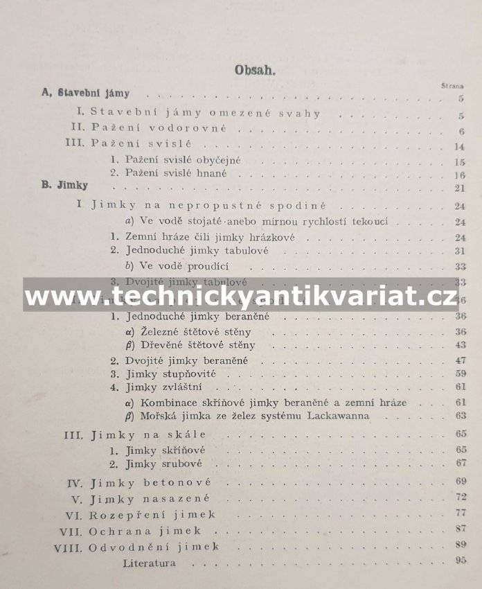 Zakládání staveb II/5 - Břetislav Tolman (1925)