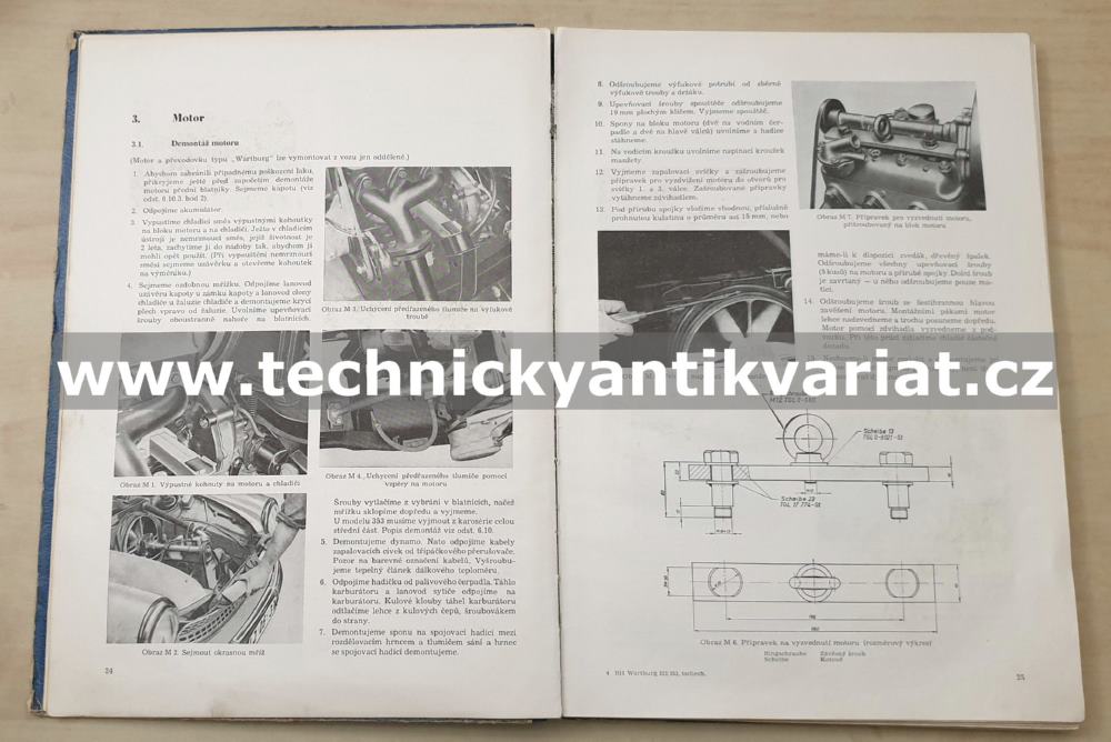 Wartburg 312 a 353 - dílenská příručka (1966)