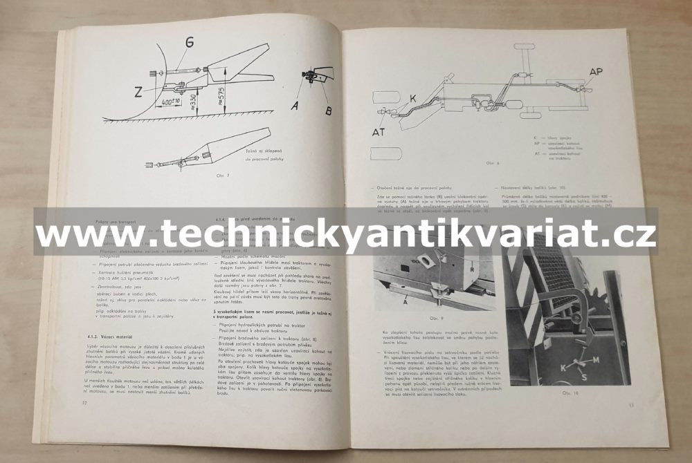 Fortschritt K 453 vysokotlaký list - návod k obsluze (1978)
