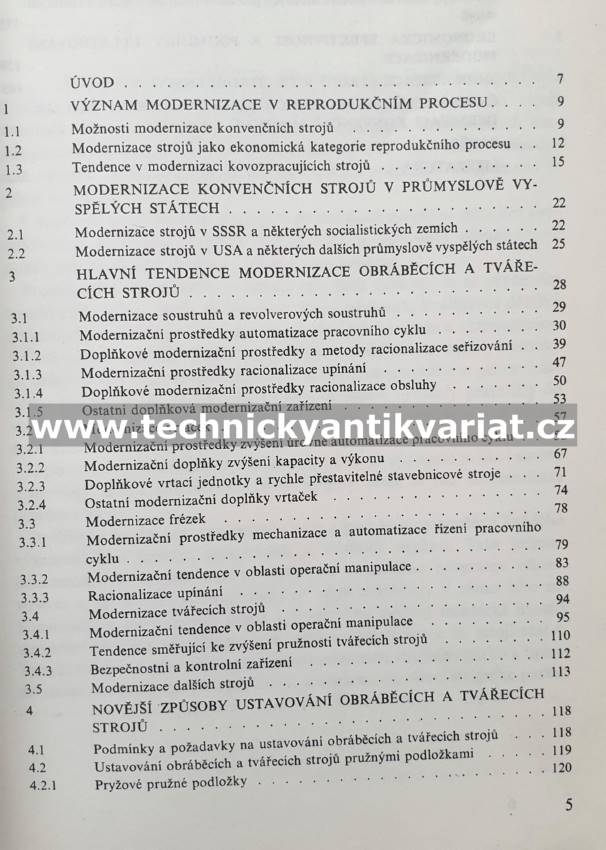 Modernizace konvenčních obráběcích a tvářecích strojů - Rapoš, Hloužek (1982)