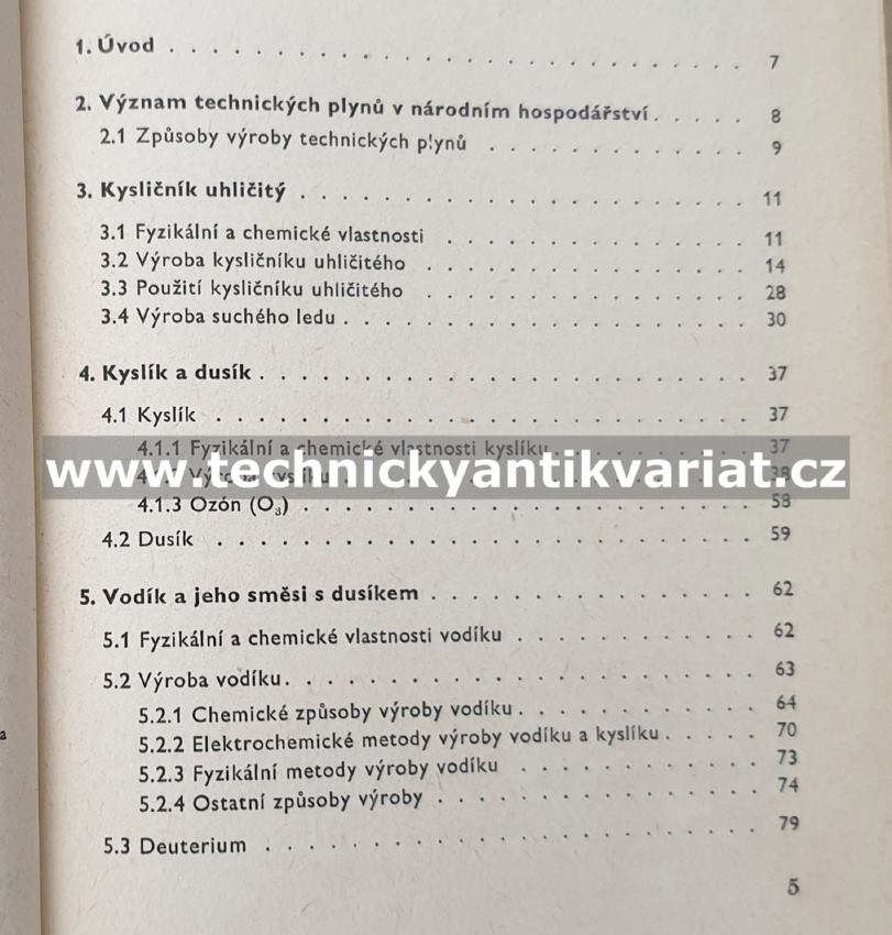 Technické plyny - Černý, Dobiáš (1969)
