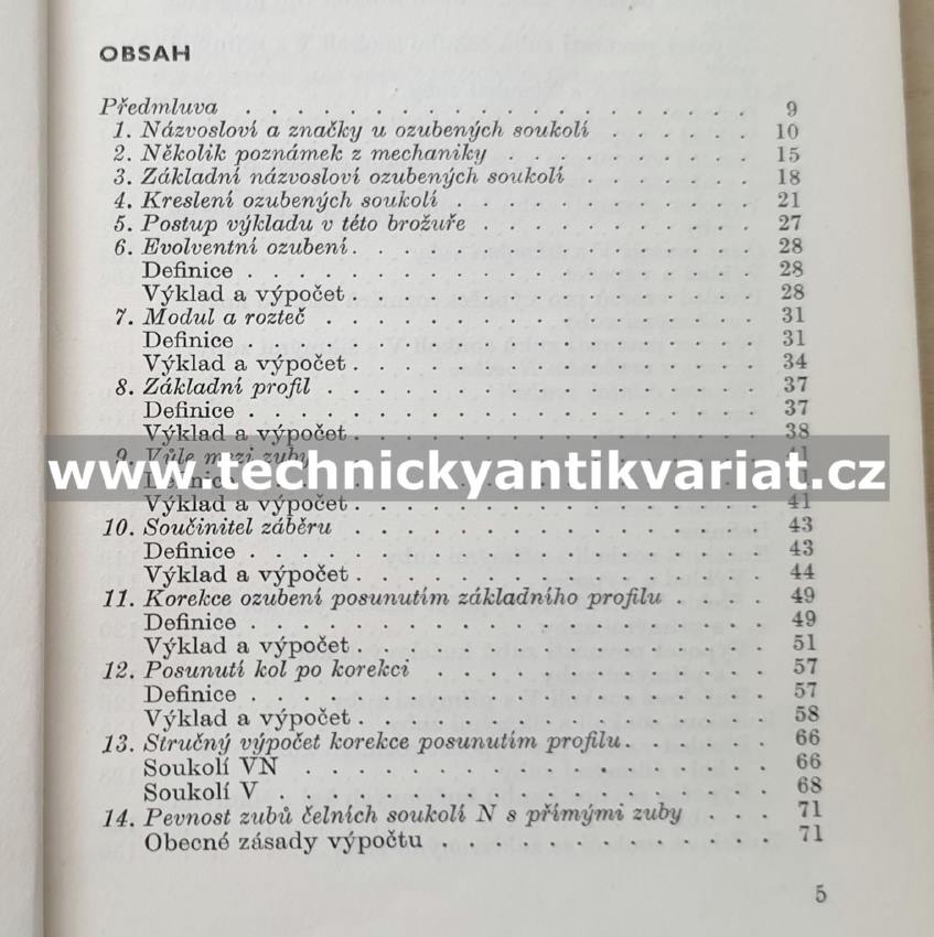 Ozubená kola - pokrokové konstrukce a výpočty - Emil Řeháček (1964)