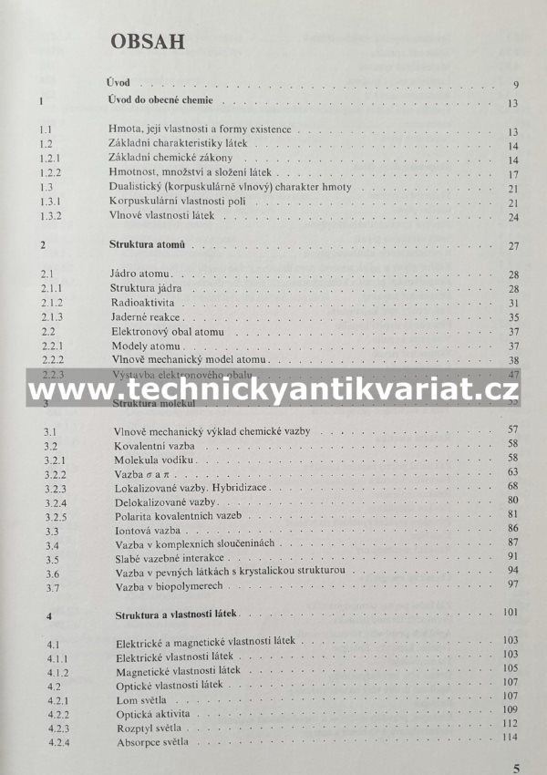 Obecná chemie - Jaří Vacík (1986)