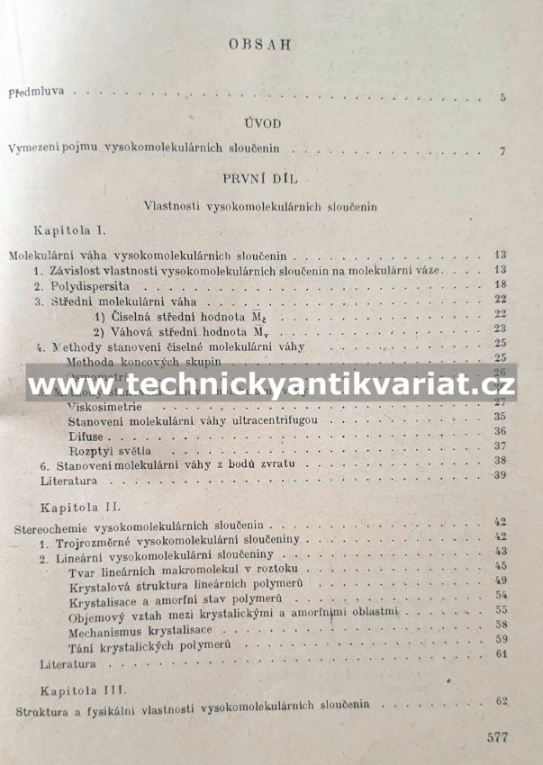 Chemie vysokomolekulárních sloučenin - Koršák (1953)