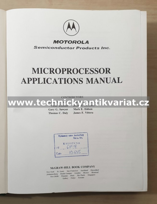 Microprocessor Applications Manual (1975)
