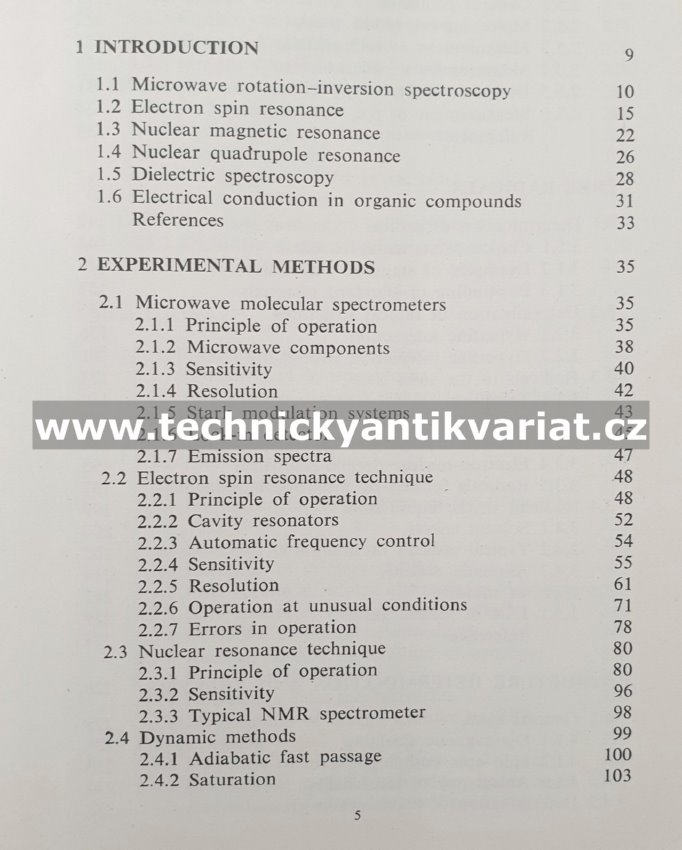 Microwave study of chemical structures and reactions - Hedvig, Zentai (1969)