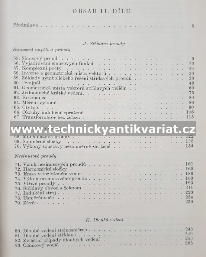 Základy elektrotechniky II. - Vladimír List (1958)