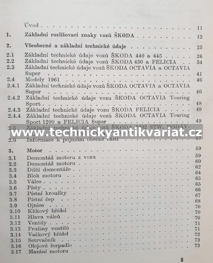 Škoda 440, 445, 450, Octavia, Felicia, 1202 - J. Andrt (1972)