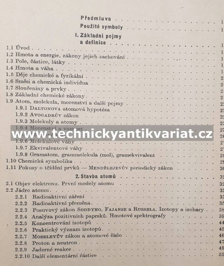 Úvod do fyzikální chemie - Kalousek, Schutz (1963)