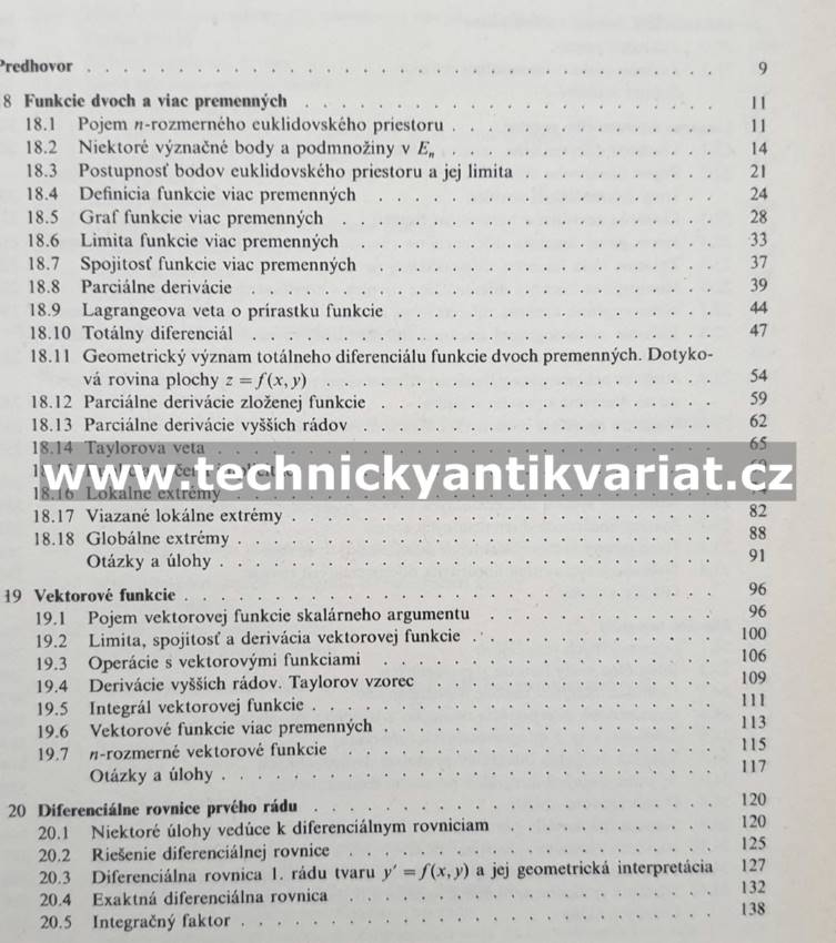 Matematika 2 - Ján Ivan (1989)