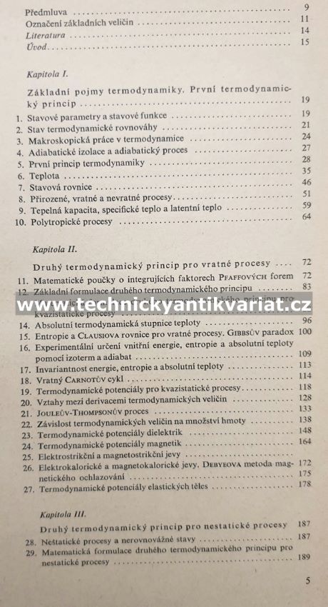Thermodynamika - J. Kvasnica (1965)