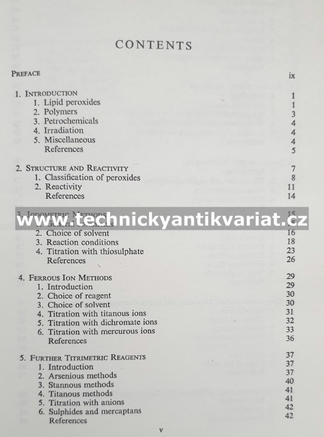 The determination of organic peroxides 4, Johnson, Siddiqi (1970)