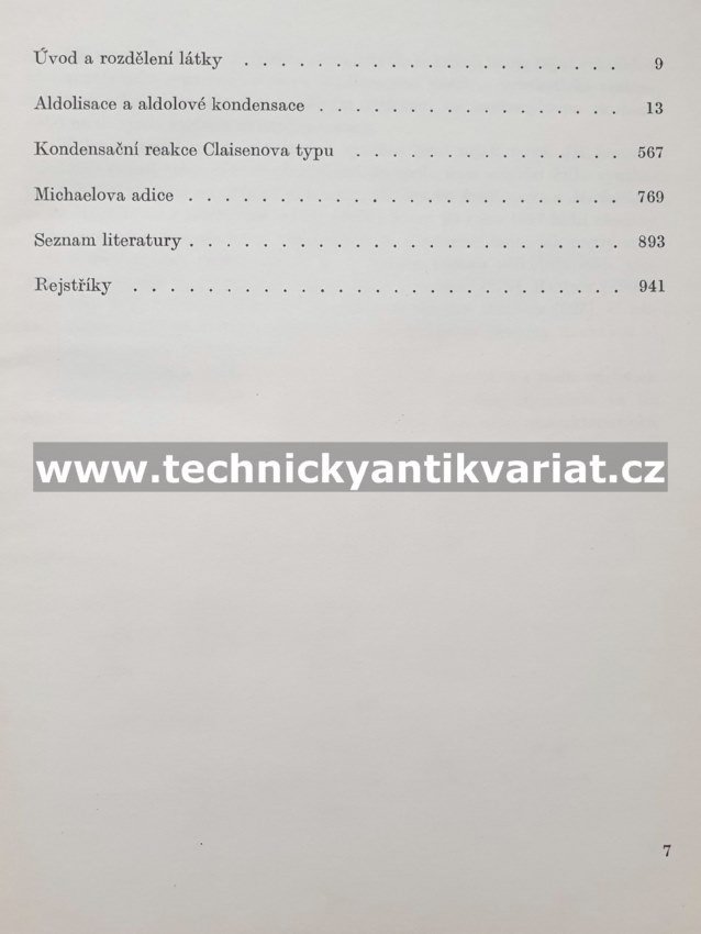 Preparativní reakce v organické chemii V. Aldolisace a příbuzné reakce - Plešek, Zobáčová