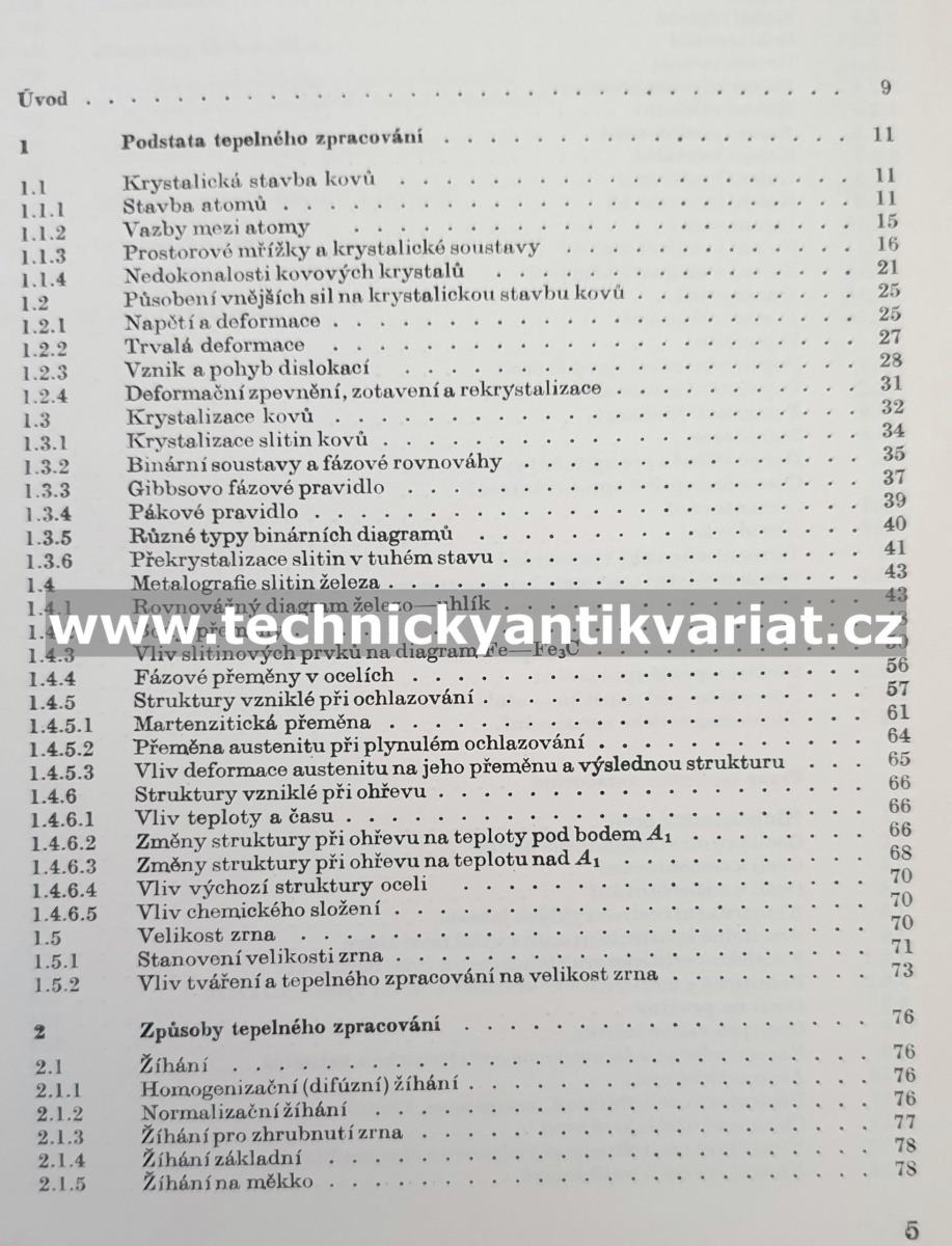 Tepelné zpracování oceli - J. Jech (1983)