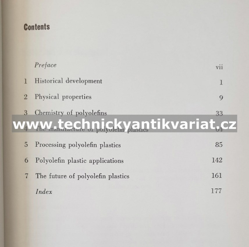 Polyolefin Plastics - Theodore O.J. Kresser (1969)