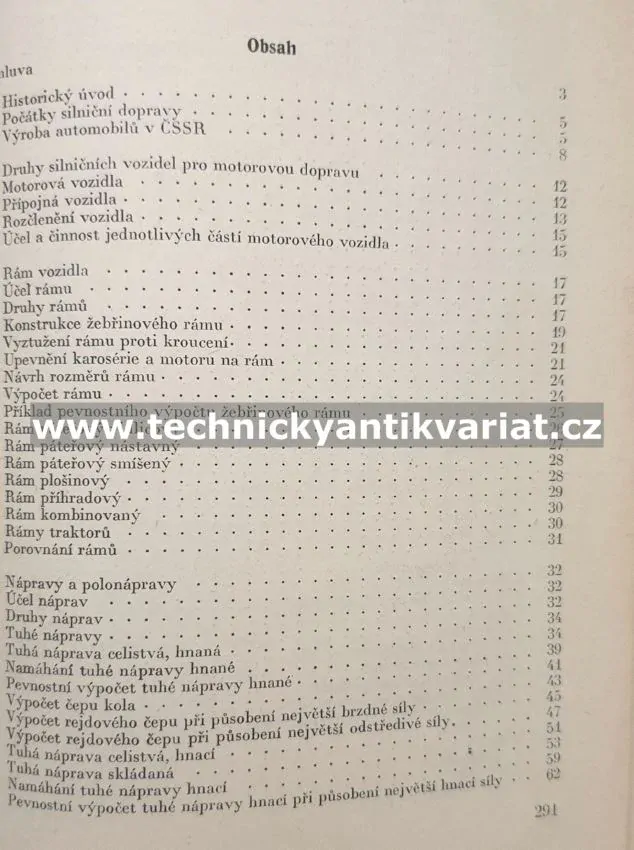 Automobily podvozek, karoserie - Kejzlar, Siegl (1967)