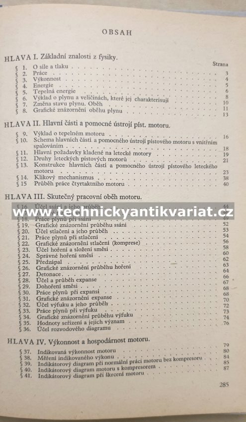 Teorie leteckých pístových motorů - Maksaj, Polanskij