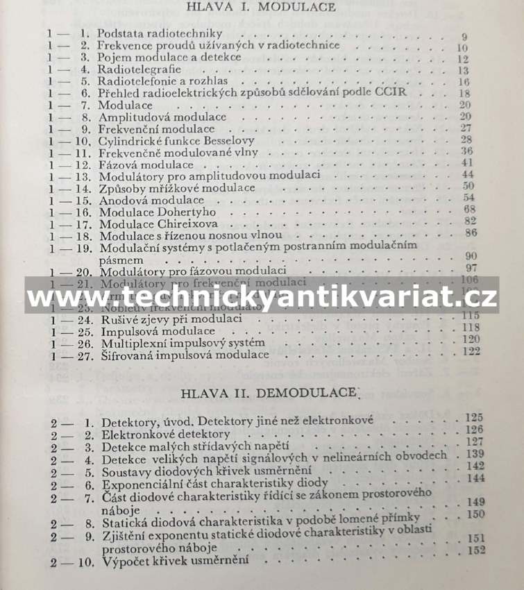 Základy radiotechniky II. Theorie radioelektrického sdělování - Josef Stránský (1951)