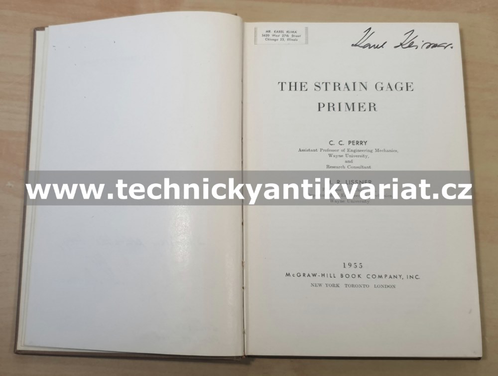 The Strain Gage Primer - Perry, Lissner (1955)