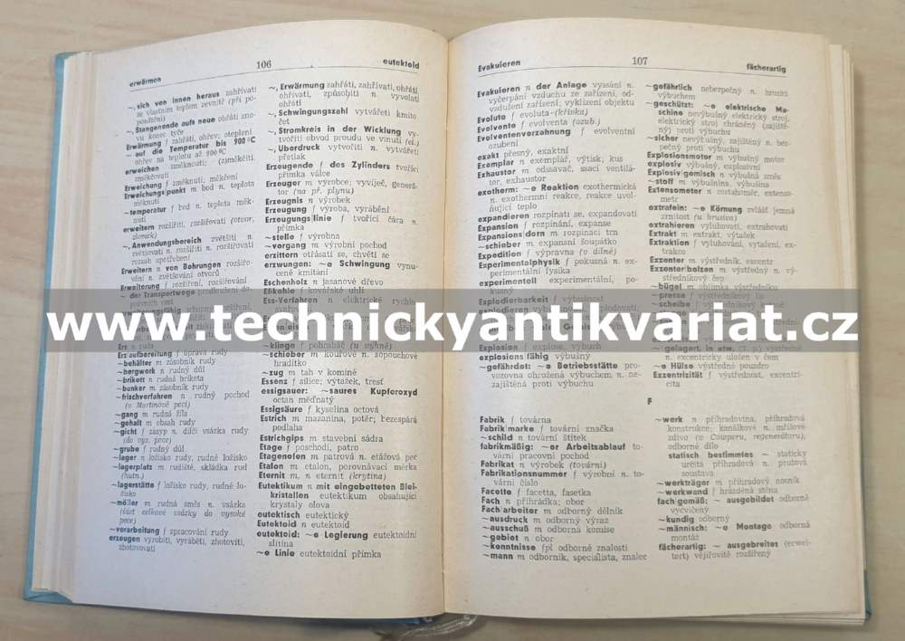 Německo-český a česko-německý slovník z mechanické technologie - František Soukup (1956)