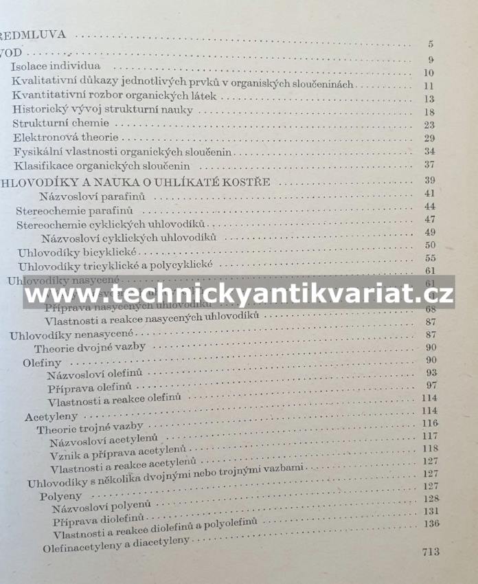 Organická chemie I. - Rudolf Lukeš (1957)