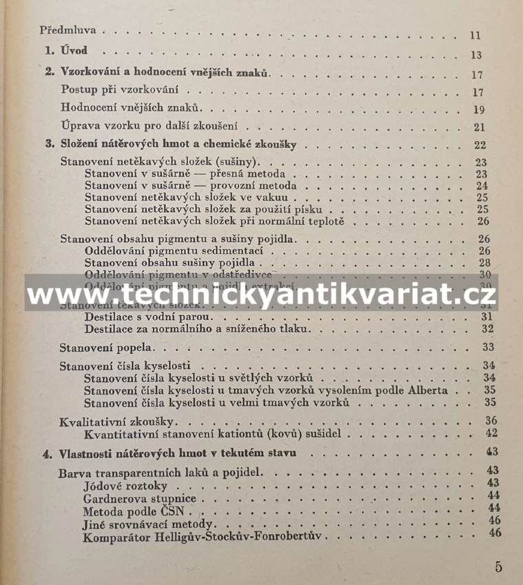 Zkoušení nátěrových hmot a nátěrů - Málek, Trnka (1959)