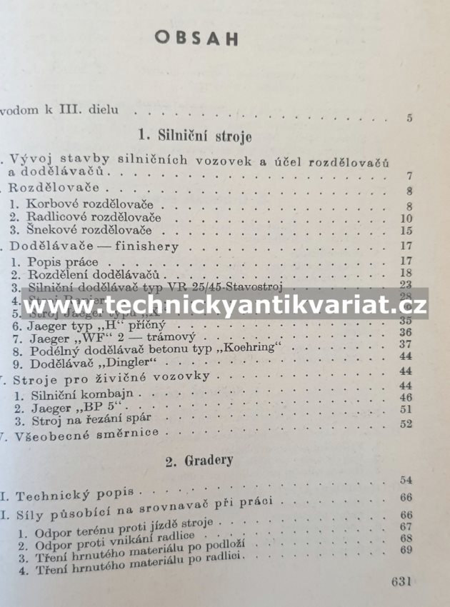 Stavební stroje III. (1952)
