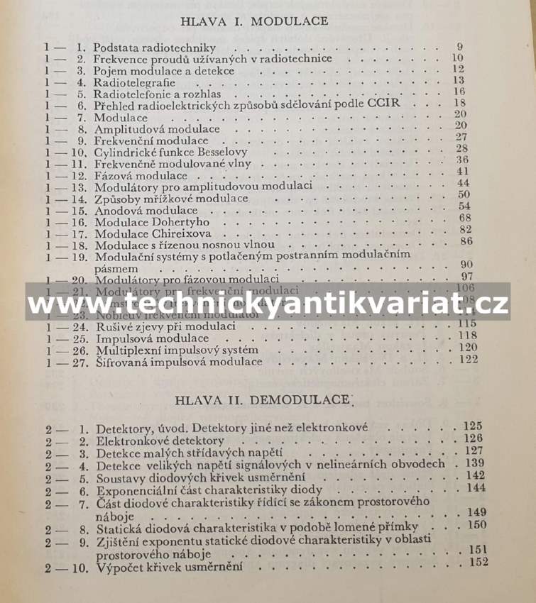 Základy radiotechniky II. Theorie radioelektrického sdělování - Josef Stránský (1951)