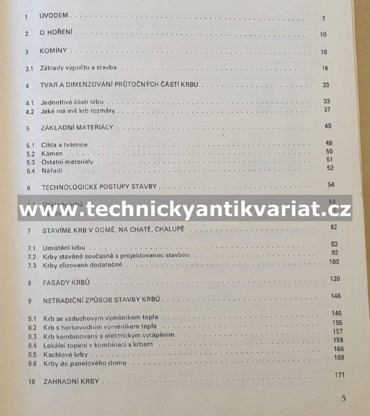 Krby návrhy a stavby - O.Schůrek (1985)