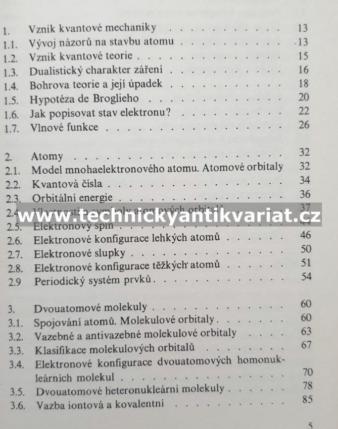 Základy kvantové chemie vyložené bez použití matematiky - Kolos (1987)