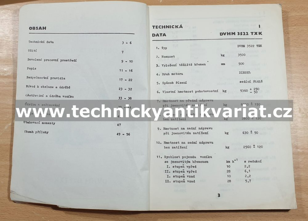 DESTA DVHM 3522 TXK návod k obsluze (1987)