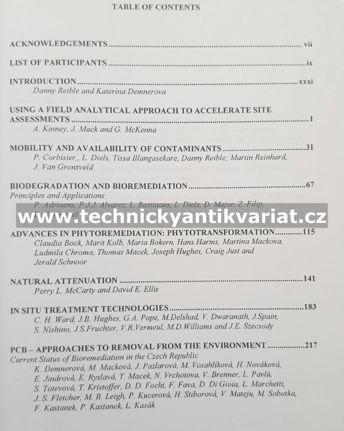 Innovative Approaches to the On-Site Assessment and Remediation of Contaminated Sites - Danny ReibleKaterina Demnerova (2002)