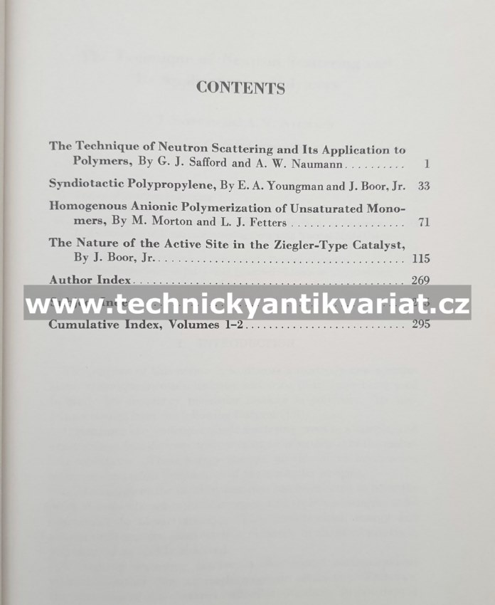 Macromolecular reviews 2 Perlin, Goodman, Okamura, Zimm, Mark (1967)