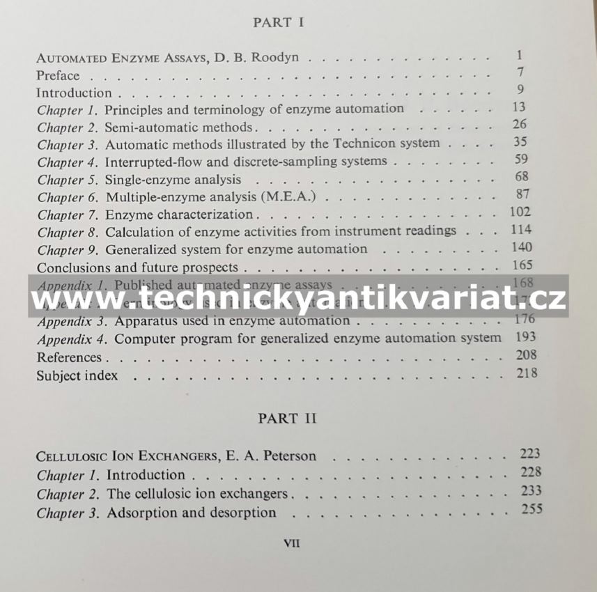 Laboratory techniques in biochemistry and molecular biology 2 I.Automated enzyme assays, II. Cellulosic Ion Exchangers (1970)